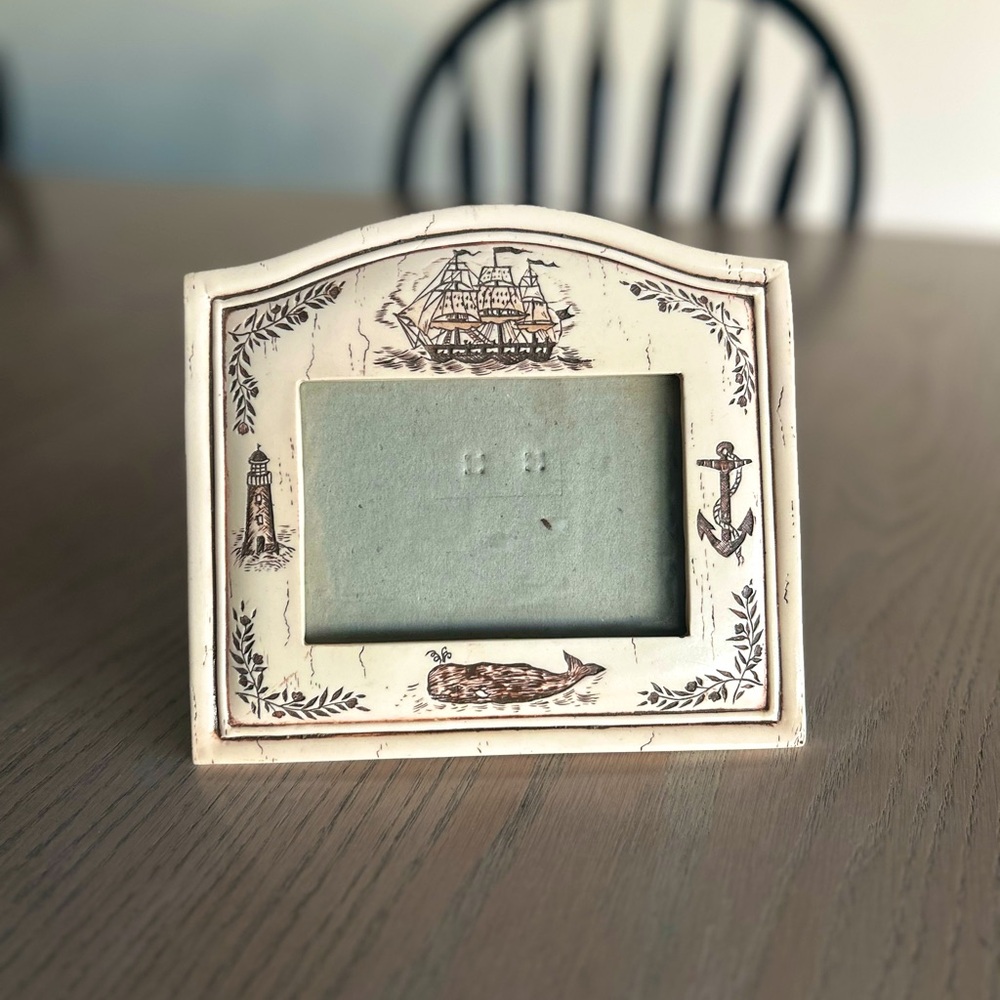 The Voyager Collection Hand Painted Nautical Frame